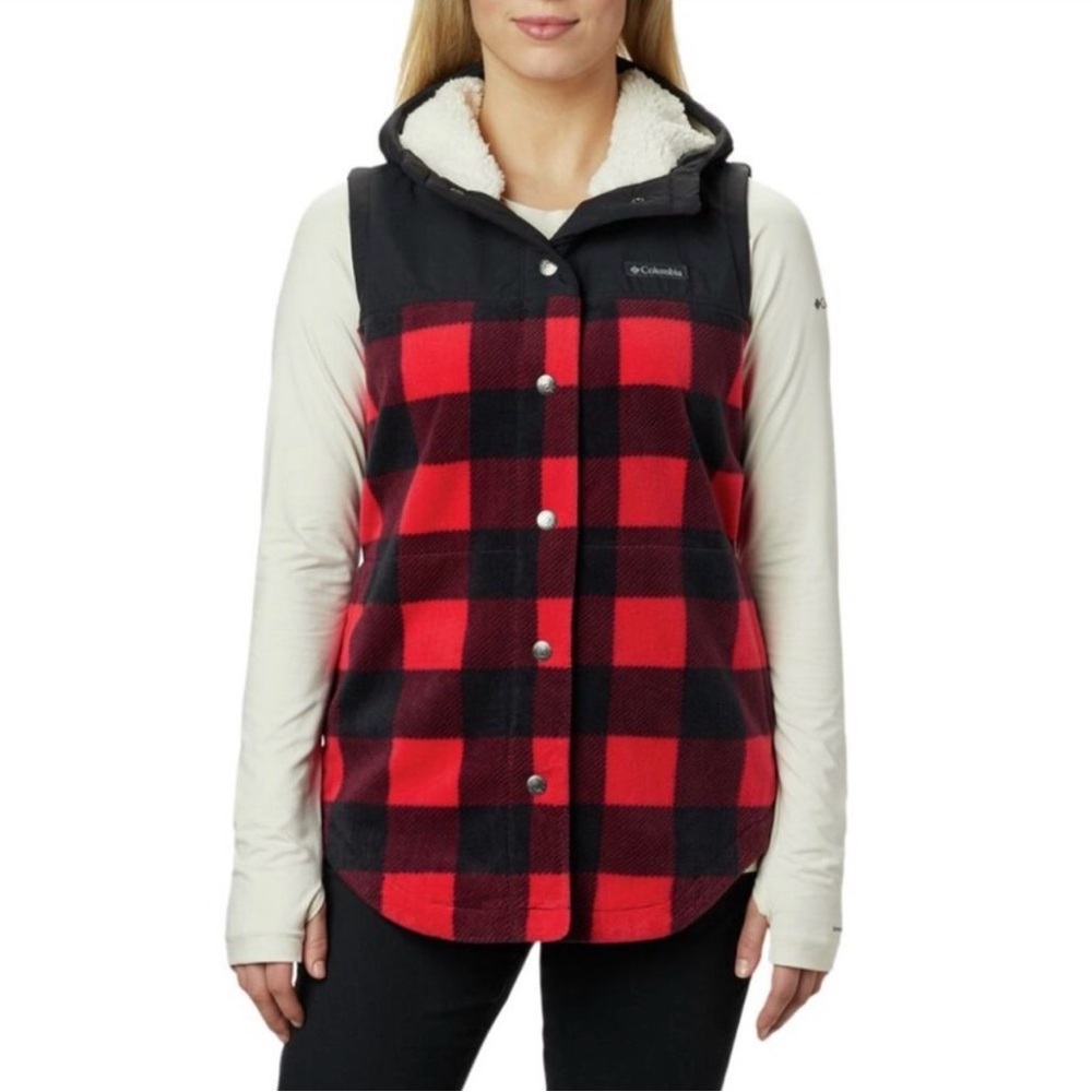 Columbia Benton Springs Overlay Fleece Vest L
